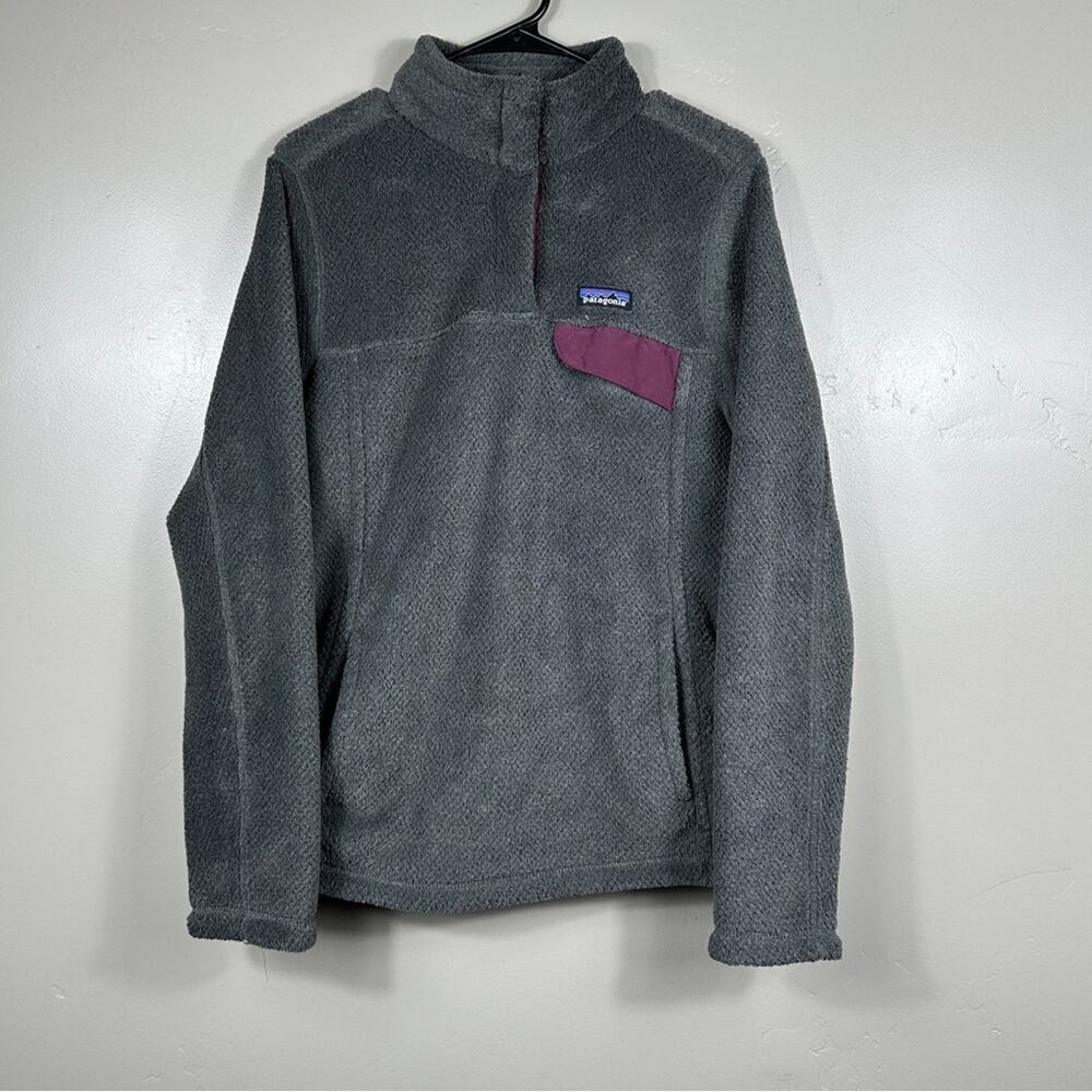 Patagonia Women's Re-Tool Snap-T Pullover Feather Grey Light Balsamic - Large